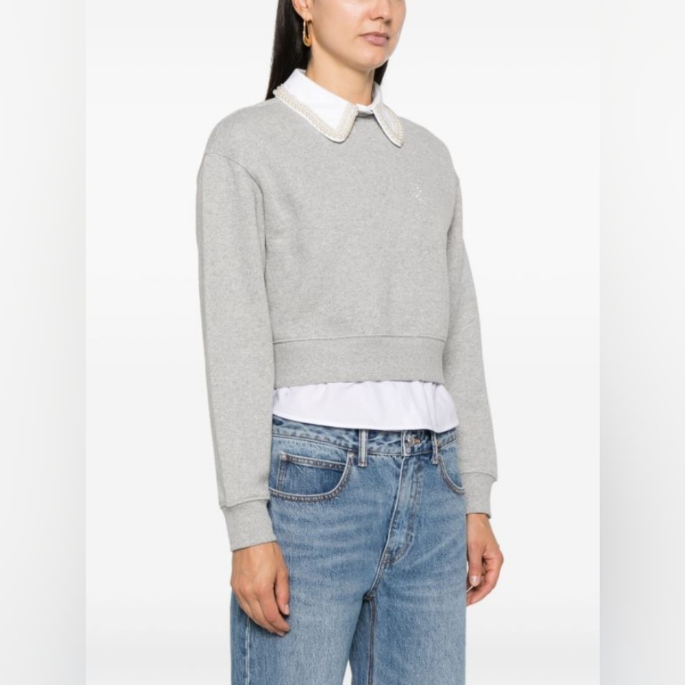 SANDRO layered sweatshirt - Picture 4 of 15